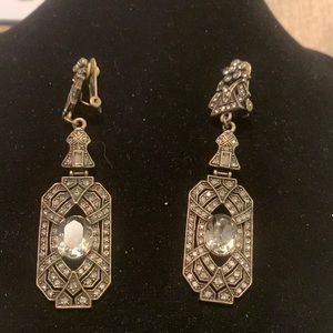 Heidi Daus crystal drop earrings